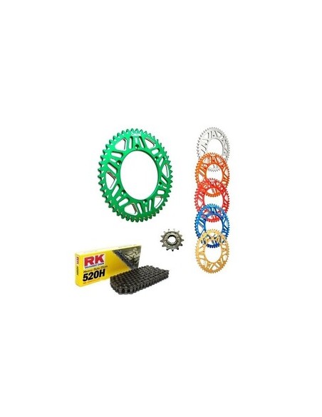 Kit Transmisión RK Gnerik Acero Suzuki DRZ 400 01-08 RM 250 86-08