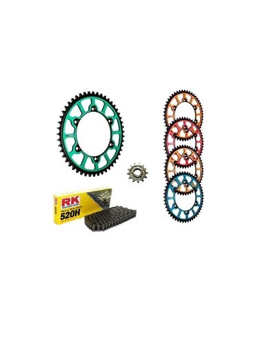 Kit Transmisión RK Gnerik Mixta Suzuki DRZ 400 01-08 RM 250 86-08