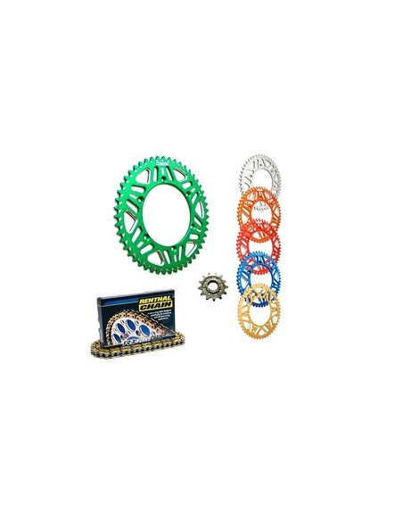 Kit Transmisión Renthal Gnerik Aluminio Kawasaki KX 250 87-98