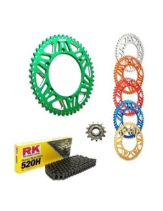 Kit Transmisión RK Gnerik Aluminio Suzuki DRZ 400 01-08 RM 250 86-08