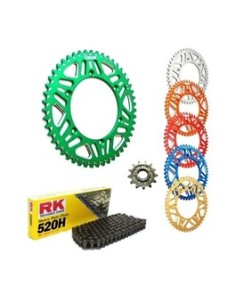 Kit Transmisión RK Gnerik Aluminio Honda CR 125 R 04-07 CRF 250 R 04-17