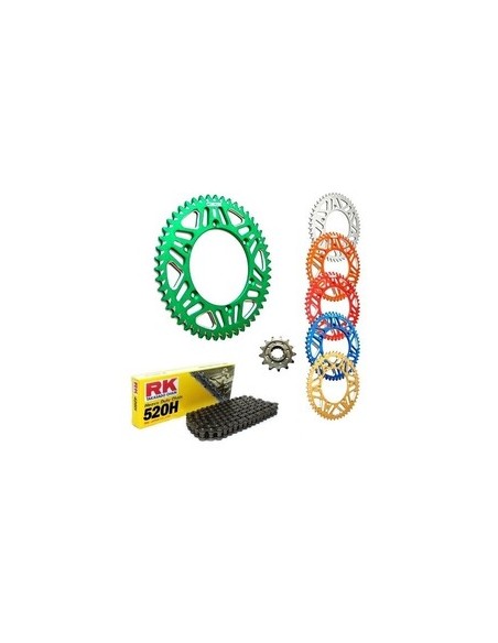 Kit Transmisión RK Gnerik Aluminio Honda CRF 250 R 18-21