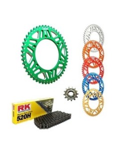 Kit Transmisión RK Gnerik Aluminio Honda CRF 450 R 02-.. CR 250 R 88-07