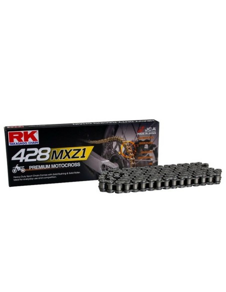 Cadena RK 428 MXZ1 Reforzada 136 Pasos