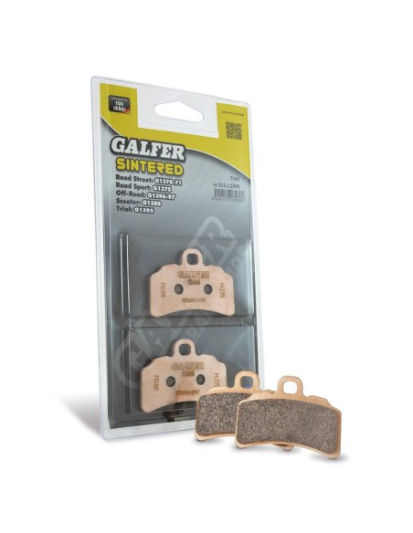 Pastillas De Freno Galfer Sinterizadas Trial Traseras Gas Gas TXT 125 04-14 TXT 250/280 03-1