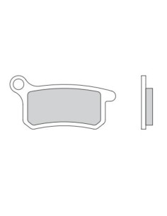 Pastillas De Freno Galfer Traseras Sinterizadas KTM SX 65 02-22 HVA TC 65 17-22 Gas Gas MC 65 21-22