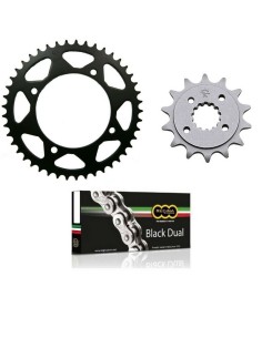 Kit Corona + Piñón + Cadena Yamaha YFZ 450 04-15 (38/14 Dientes)