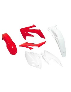 Kit Plásticos Race Tech Honda CRF 250 X 04-19 Rojo/Blanco