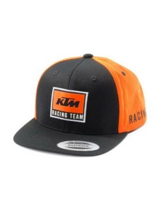 Gorra Plana Infantil KTM Team Negro/Naranja