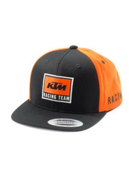 Gorra Plana Infantil KTM Team Negro/Naranja