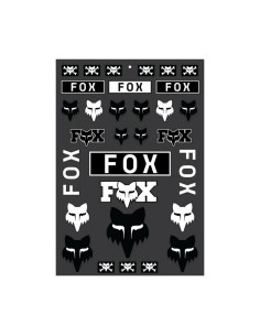 Pack Adhesivos Fox Legacy Track Negro