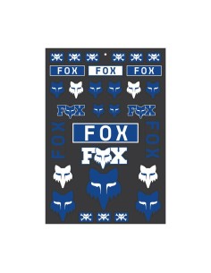 Pack Adhesivos Fox Legacy Track Azul