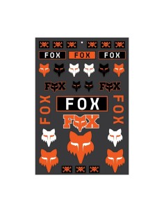 Pack Adhesivos Fox Legacy Track Naranja