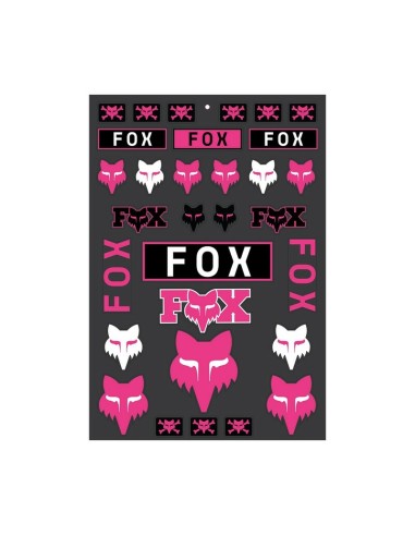 Pack Adhesivos Fox Legacy Track Rosa