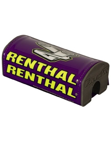 Protector Manillar Renthal Fat Bar Morado/Amarillo