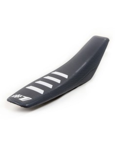 Funda de Asiento OneGripper Ribbed Gris/Blanco