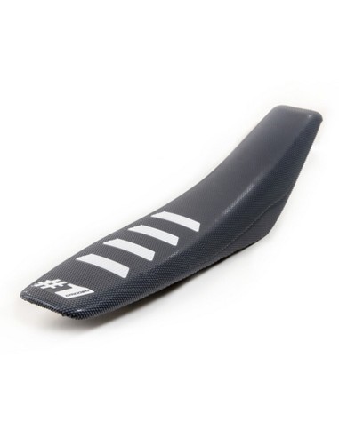 Funda de Asiento OneGripper Ribbed Gris/Blanco