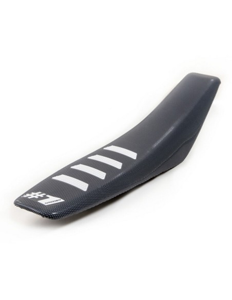 Funda de Asiento OneGripper Ribbed Gris/Blanco