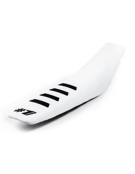 Funda de Asiento OneGripper Ribbed Blanco/Negro
