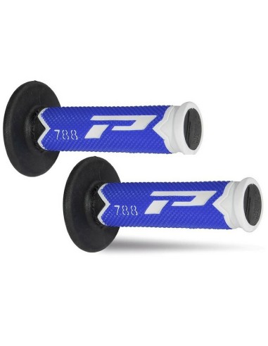 Puños Pro Grip 788 Triple Density Negro/Blanco/Azul