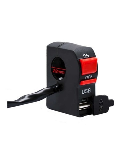 Interruptor de Pare Gnerik Tipo ON/OFF con Toma USB
