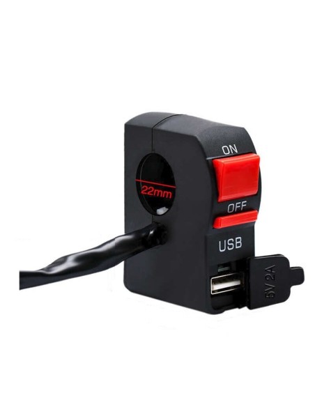 Interruptor de Pare Gnerik Tipo ON/OFF con Toma USB