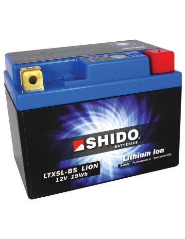 Batería de Litio Ion Shido LTX5L-BS KTM Beta