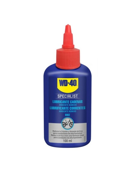 Lubricante de Cadenas Ambiente Húmedo Bici WD-40 100 ml