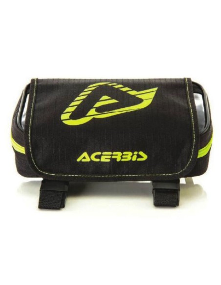 Bolsa Guardabarros Trasero Acerbis Negro/Amarillo Flúor