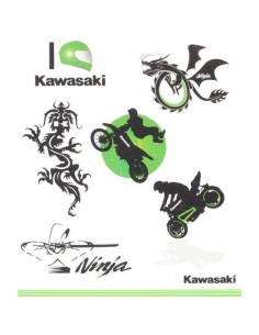 Kit de Tatuajes Infantiles Kawasaki