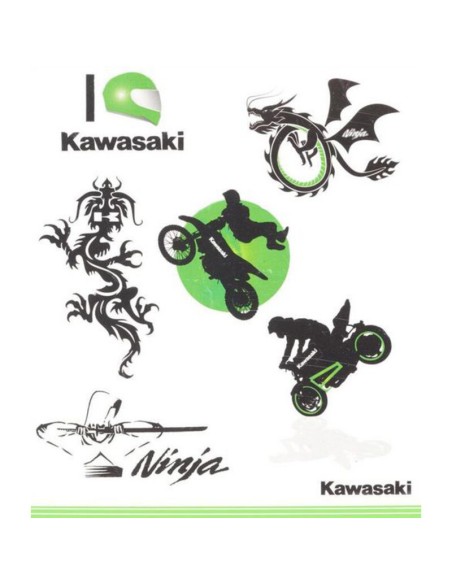 Kit de Tatuajes Infantiles Kawasaki