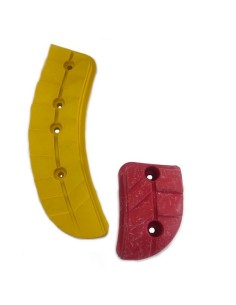 Deslizador de Suela Bota Forma Dominator Comp SM Talla 45 Amarillo/Rojo
