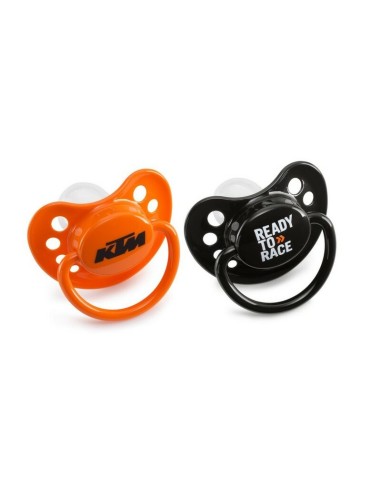 Pareja de Chupetes KTM Naranja y Negro