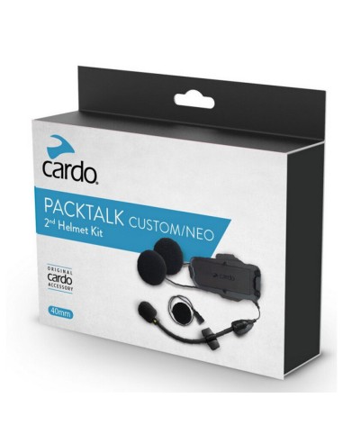 Kit Audio HD Cardo Packtalk Neo/Custom para Segundo Casco
