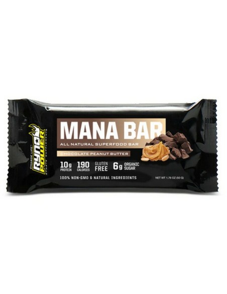 Barrita de Proteína Ryno Power Mana Chocolate/Crema de Cacahuete