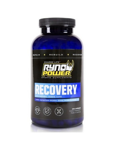 Suplementos de Recuperación Post-Entrenamiento Ryno Power Recovery 200 Cápsulas