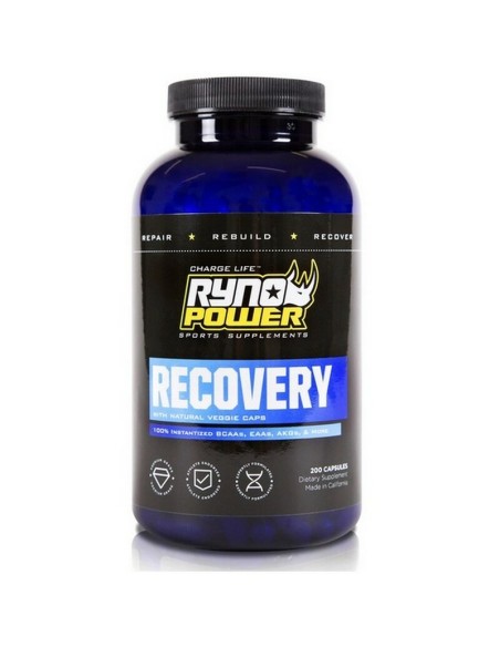 Suplementos de Recuperación Post-Entrenamiento Ryno Power Recovery 200 Cápsulas