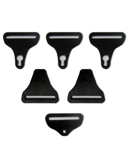 Kit Hebillas Rodilleras Leatt C-Frame Carbon