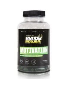Suplemento de Energía Pre-Entrenamiento Ryno Power Motivation 60 Cápsulas