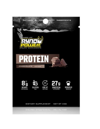 Monodosis Proteína Ryno Power Sabor Chocolate 45 Gr.
