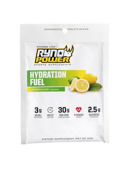 Monodosis Electrolitos Ryno Power Hydration Fuel Limonada/Lima 45 Gr.
