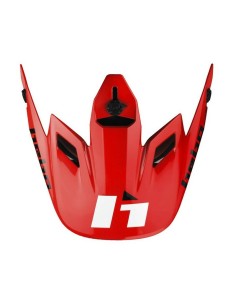 Visera Casco Hebo Heritage Fibra Brillo Rojo