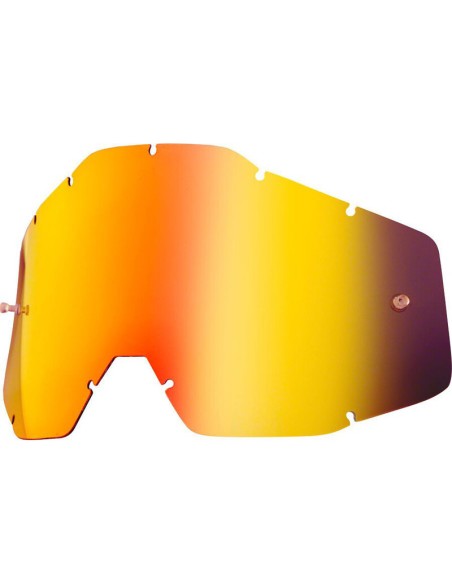 Cristal 100% Racecraft/Accuri/Strata Espejo Rojo
